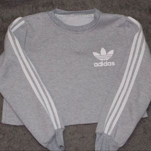 Adidas cropped sweatshirt